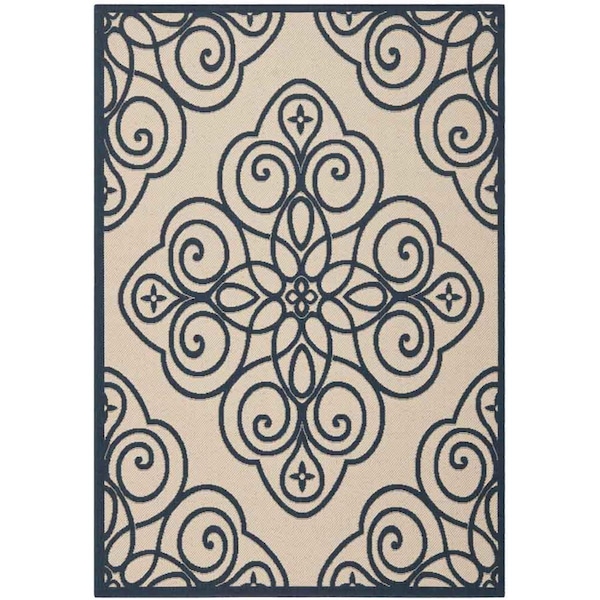 Safavieh Martha Stewart Power Loomed Rectangle Rug, Mariner - 6 Ft.-7 In. X 9 Ft.-6 In. - MSR4244-258-6