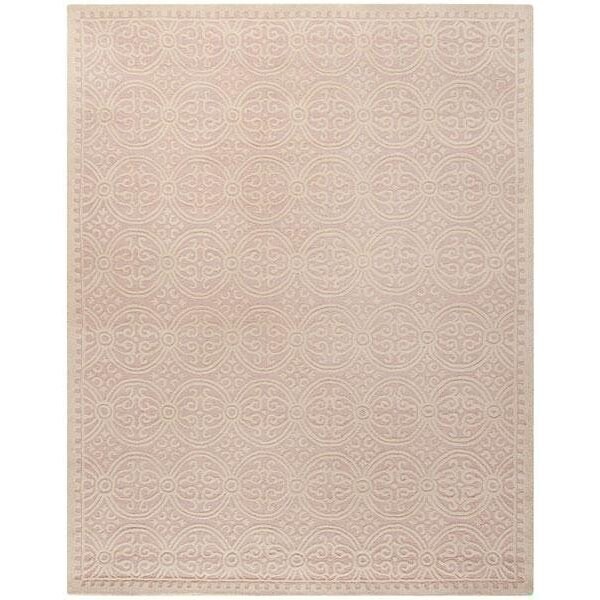 Safavieh 2 ft.-6 in. x 6 ft. Runner Transitional Cambridge- Light Pink and Ivory Hand Tufted Rug - CAM123M-26
