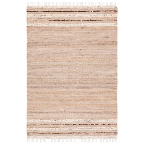 Safavieh 6 x 9 ft. Natural Hand Woven Rectangle Area Rug Natural & Brown - NAT873T-6