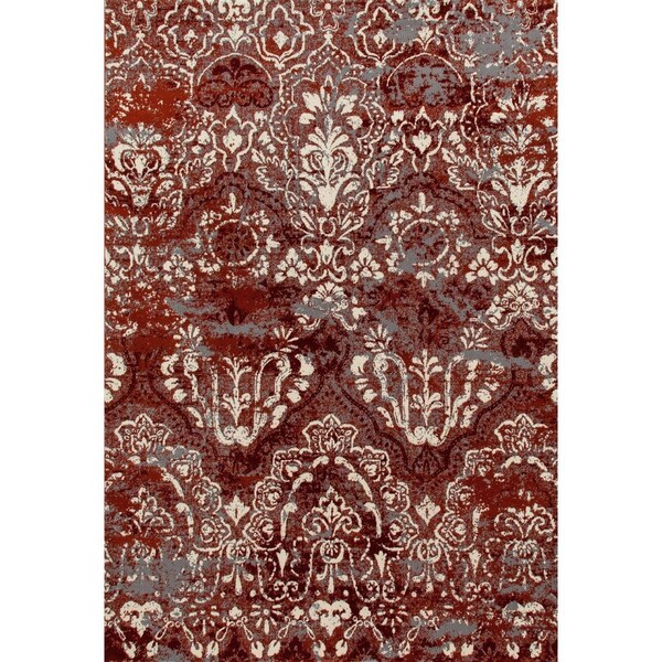 Standalone Bastille Collection Emerge Woven Area Rug - Red - 2 x 4 ft. - ST3007925