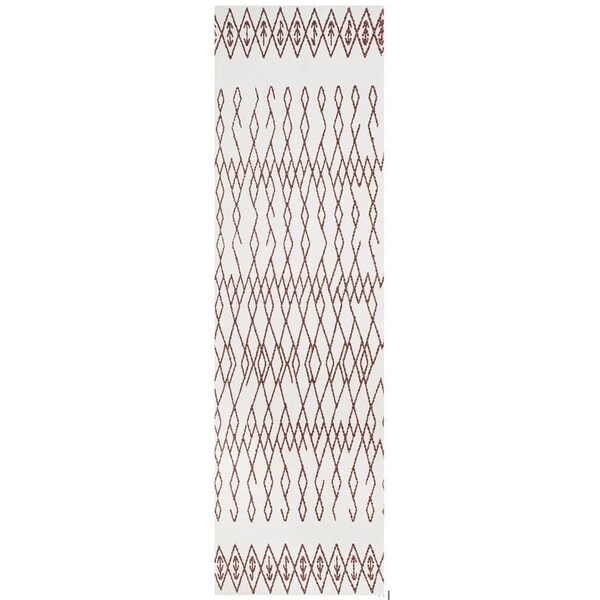 Safavieh Cedar Brook Large Rectangle Area Rug, Ivory and Rust - 8 x 10 ft. - CDR501D-8