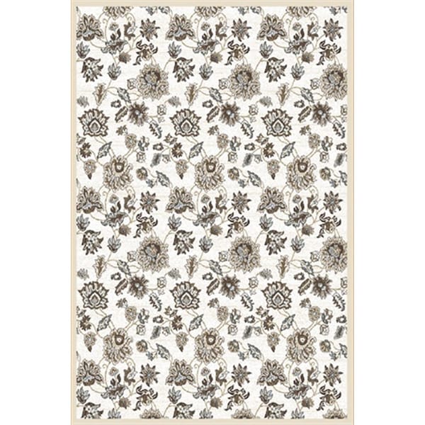 Radici Usa 3475-0024-BONE Pisa Round Bone Traditional Turkey Area Rug- 5 ft. 3 in. - 3475/0024/BONE
