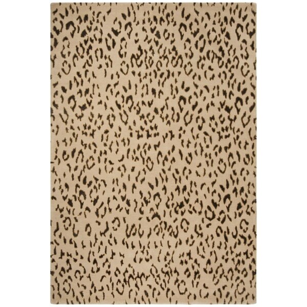 Safavieh 6 x 9 ft. Nepalese Hand Knotted Rectangle Area Rug Charcoal & Natural - SZK271C-6