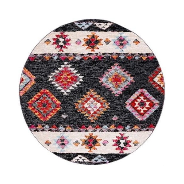 Safavieh Rectangular Adirondack Global Area Rug, Black & Red - 3 x 5 ft. - ADR245Z-3