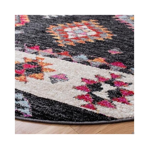 Safavieh Rectangular Adirondack Global Area Rug, Black & Red - 3 x 5 ft. - ADR245Z-3