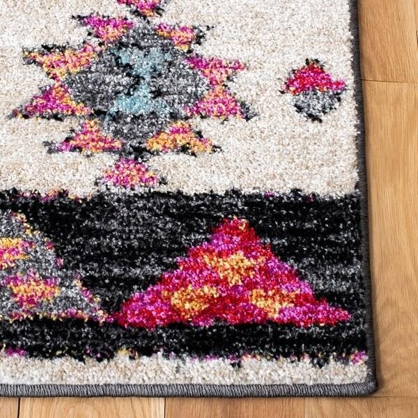 Safavieh Rectangular Adirondack Global Area Rug, Black & Red - 3 x 5 ft. - ADR245Z-3