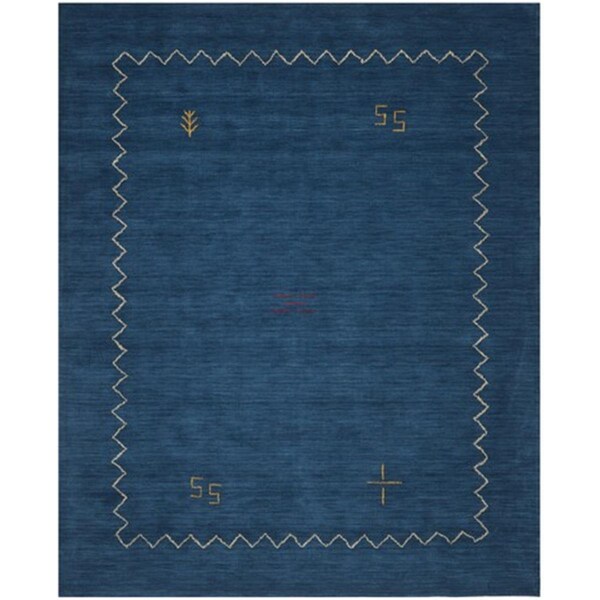 Safavieh Himalaya Hand Loomed Large Rectangle Rug- Blue- 10 x 14 ft. - HIM583A-10