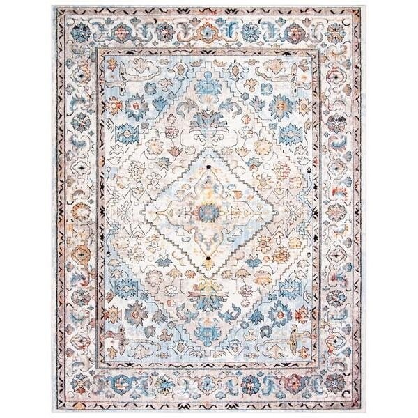Safavieh 7 x 7 ft. Bristol Global Square Area RugCream & Beige - BTL364A-7SQ