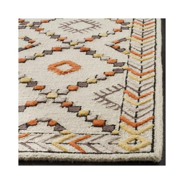 Safavieh 2 ft.3 in. x 7 ft. Bellagio Hand Tufted Runner RugIvory & Multicolor - BLG548A-27