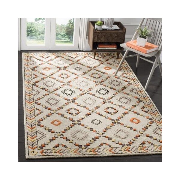 Safavieh 2 ft.3 in. x 7 ft. Bellagio Hand Tufted Runner RugIvory & Multicolor - BLG548A-27