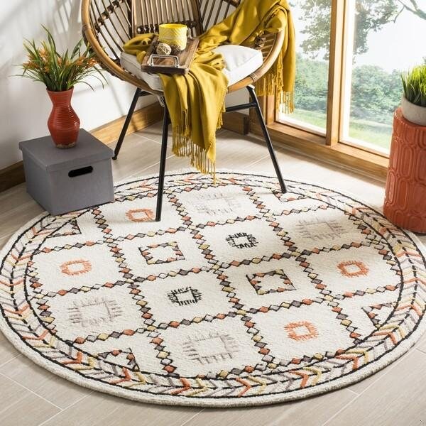 Safavieh 2 ft.3 in. x 7 ft. Bellagio Hand Tufted Runner RugIvory & Multicolor - BLG548A-27