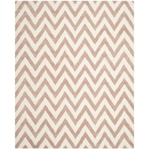 Safavieh Cambridge Hand Tufted Runner Rug- Beige - Ivory- 2 ft. 6 in. x 4 ft. - CAM139J-24