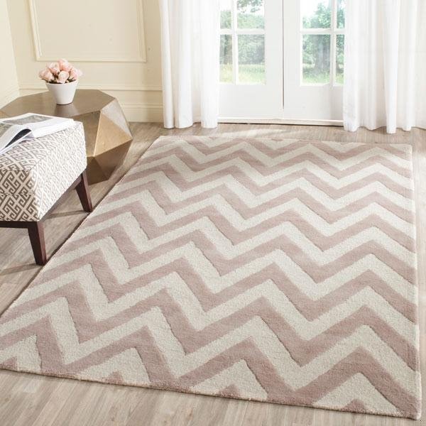 Safavieh Cambridge Hand Tufted Runner Rug- Beige - Ivory- 2 ft. 6 in. x 4 ft. - CAM139J-24