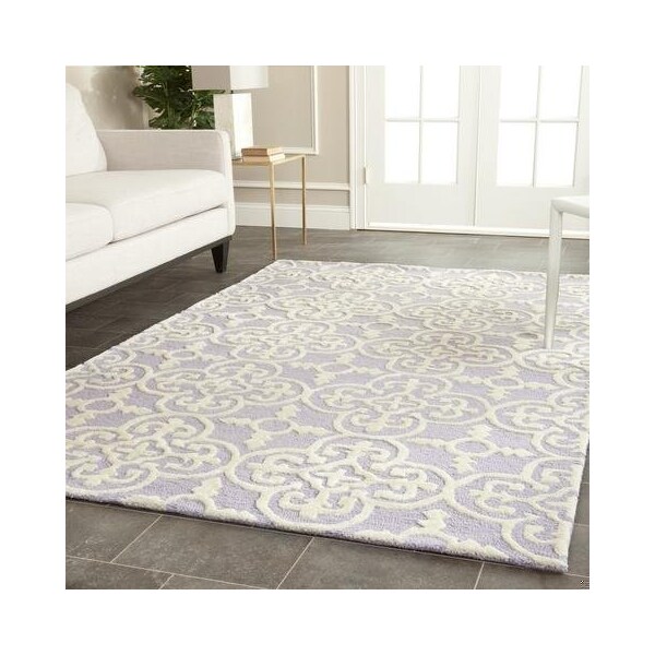Safavieh Cambridge Hand Tufted Accent RugLavander & Ivory 2 x 3 ft. - CAM133C-2