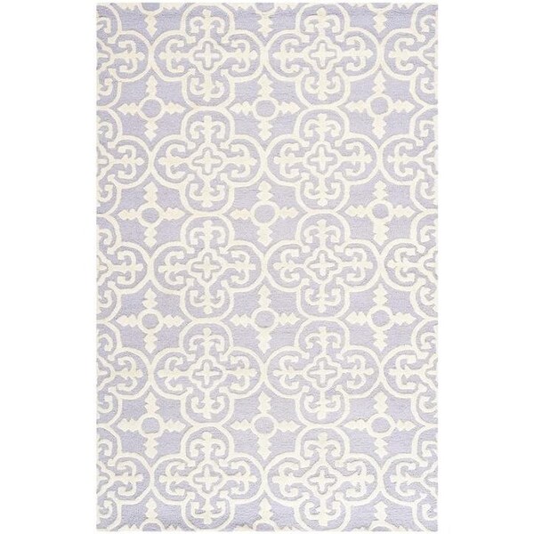 Safavieh Cambridge Hand Tufted Accent RugLavander & Ivory 2 x 3 ft. - CAM133C-2
