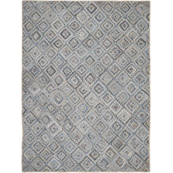 Safavieh Cape Cod Hand WOVEN Runner Rug- Natural - Blue- 2 ft. 3 in. x 8 ft. - CAP354A-28