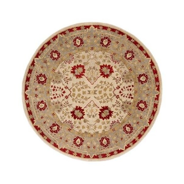 Safavieh Anatolia Hand Tufted Runner Rug- Ivory - Light Green- 2 ft. 3 in. x 8 ft. - AN589A-28