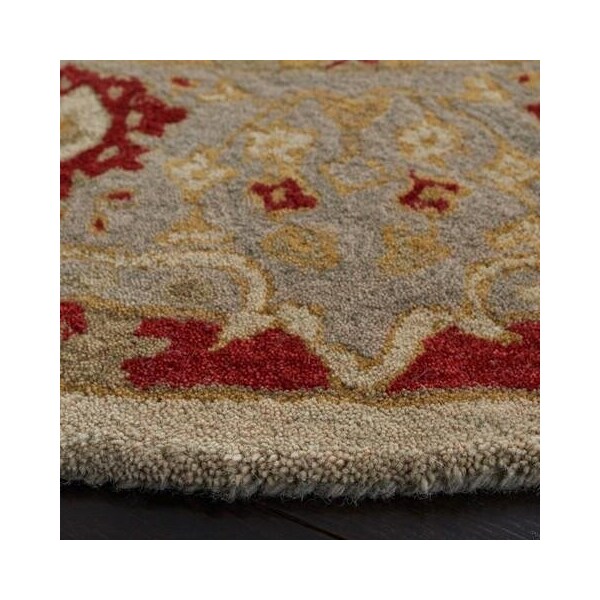 Safavieh Anatolia Hand Tufted Runner Rug- Ivory - Light Green- 2 ft. 3 in. x 8 ft. - AN589A-28