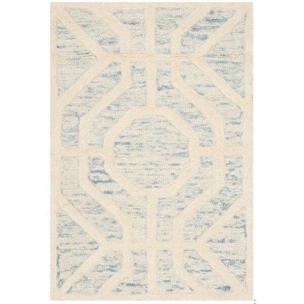 Safavieh Cambridge Hand Tufted Runner Rug, Light Blue and Ivory - 2 ft.-6 in. x 8 ft. - CAM726B-28