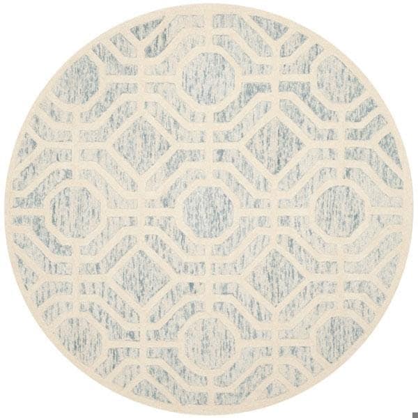 Safavieh Cambridge Hand Tufted Runner Rug, Light Blue and Ivory - 2 ft.-6 in. x 8 ft. - CAM726B-28