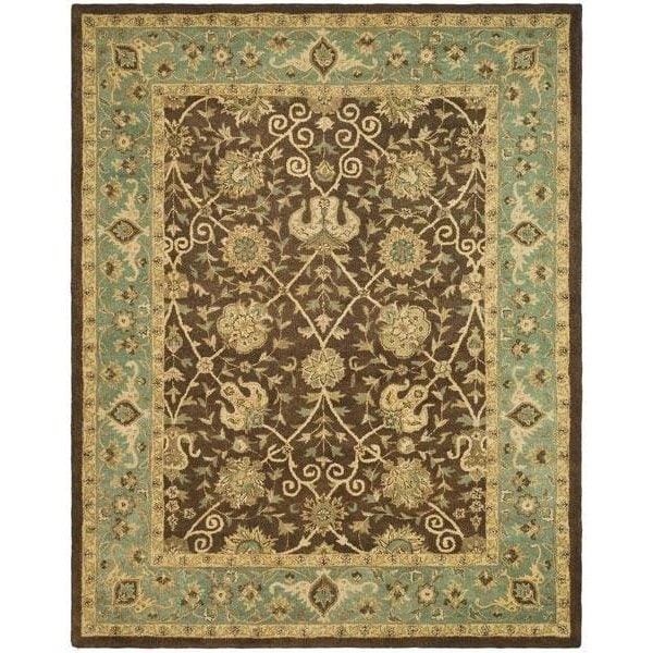 Safavieh 2 x 3 ft. Accent Traditional Antiquity- Brown and Green Hand Tufted Rug - AT21G-2