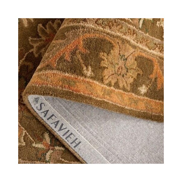 Safavieh 3 x 5 ft. Accent Traditional Antiquity- Sage and Gold Hand Tufted Rug - AT52A-3