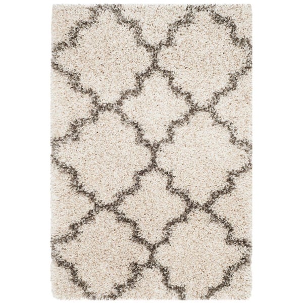 Safavieh Hudson Shag Accent Area Rug, Ivory and Grey - 2 x 3 ft. - SGH282A-2