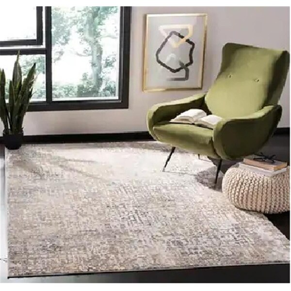 Safavieh Vogue 100 Rectangle Area RugBeige & Grey 5 ft.-3 in. x 7 ft.-6 in. - VGE117A-5