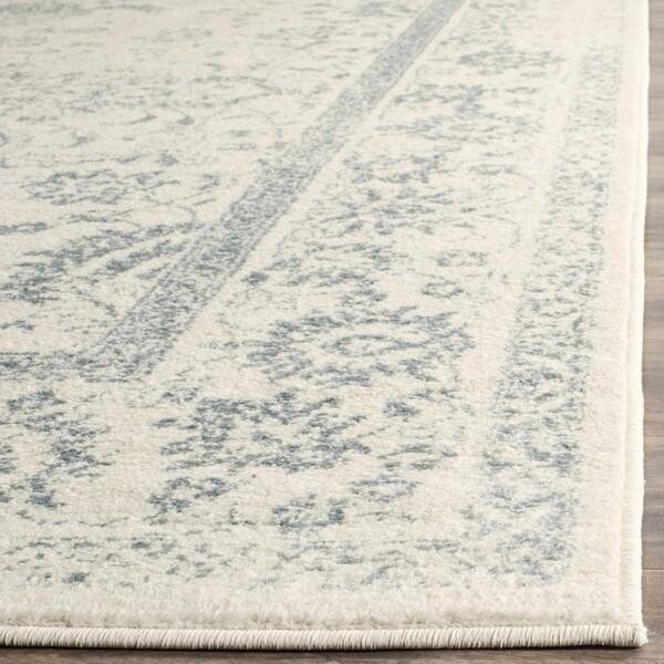 Safavieh Adirondack Runner Rug, Ivory and Slate - 2 ft.-6 in. x 14 ft. - ADR109S-214