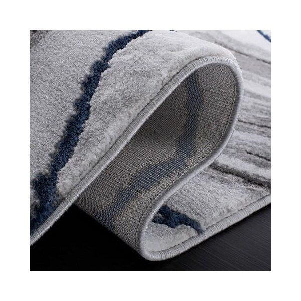 Safavieh 4 x 6 ft. Craft Contemporary Rectangle Power Loomed Rug, Grey & Blue - CFT819N-4