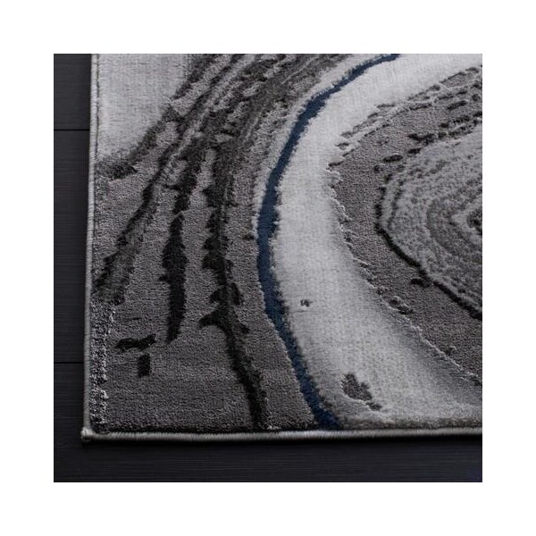 Safavieh 4 x 6 ft. Craft Contemporary Rectangle Power Loomed Rug, Grey & Blue - CFT819N-4