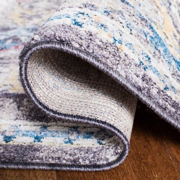Safavieh 7 x 7 ft. Bristol Global Square Area RugCream & Grey - BTL363A-7SQ