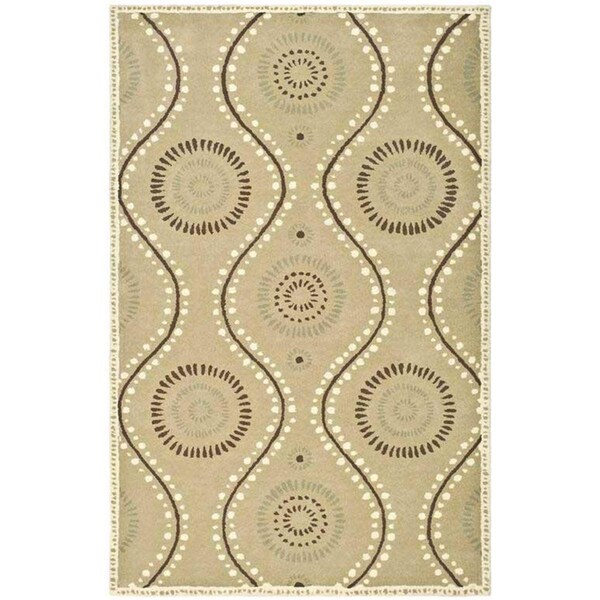 Safavieh 4 x 6 ft. Martha Stewart Tufted and Hand Loomed Rug, Small Rectangle - Alpca - MSR4532B-4