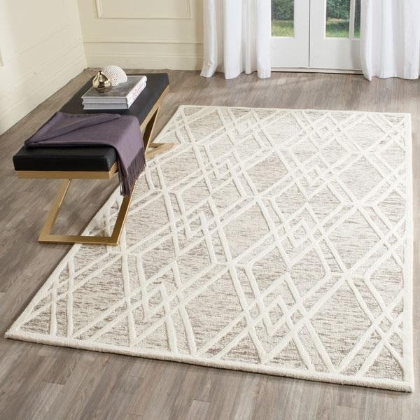Safavieh Cambridge Large Rectangle Area Rug, Light Brown and Ivory - 8 x 10 ft. - CAM729R-8