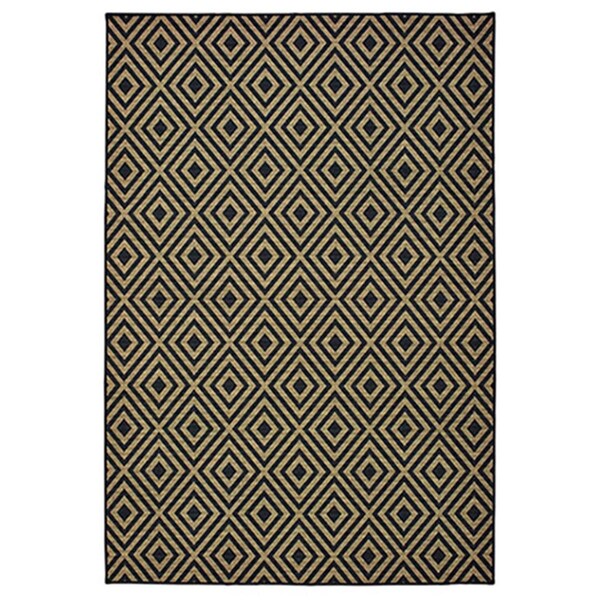 Oriental Weavers 3 ft. 7 in. x 5 ft. 6 in. Marina Rectangle Rug Black - M2335K110170ST