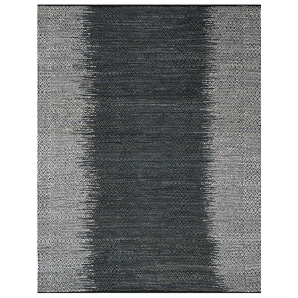 Safavieh 8 x 10 ft. Vintage Leather Hand Woven Rug Light Grey & Charcoal - Large Rectangle - VTL389B-8