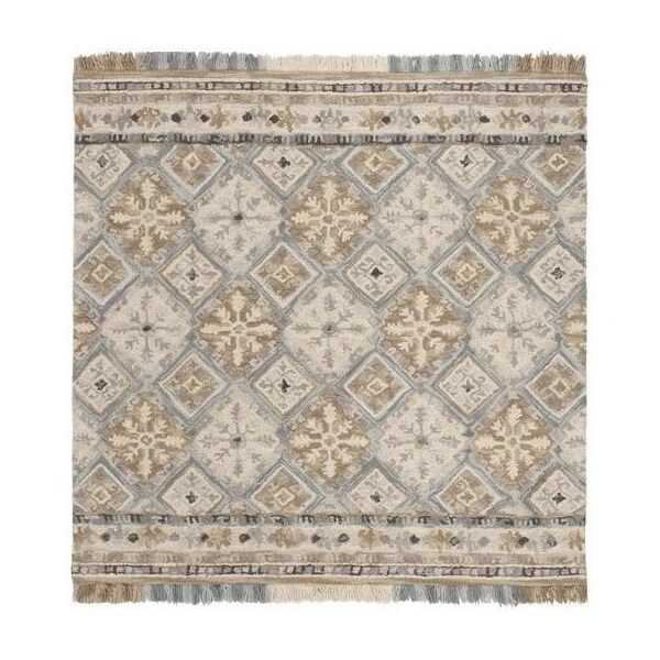 Safavieh Blossom Medium Rectangle Rugs, Beige and Light Blue - 4 x 6 ft. - BLM421A-4