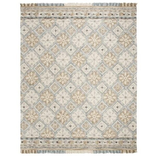 Safavieh Blossom Medium Rectangle Rugs, Beige and Light Blue - 4 x 6 ft. - BLM421A-4