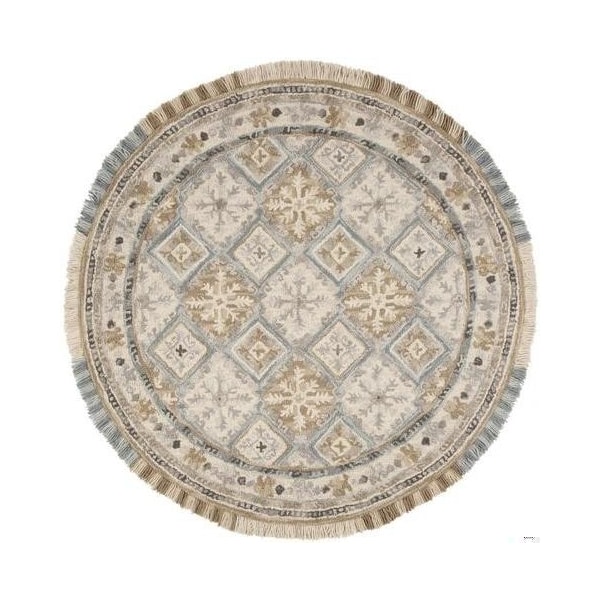 Safavieh Blossom Medium Rectangle Rugs, Beige and Light Blue - 4 x 6 ft. - BLM421A-4