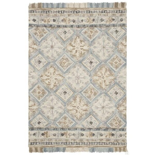Safavieh Blossom Medium Rectangle Rugs, Beige and Light Blue - 4 x 6 ft. - BLM421A-4