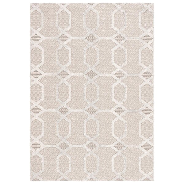 Safavieh 4 x 6 ft. Global Contemporary Rectangle Area Rug Beige & Ivory - GLB416B-4