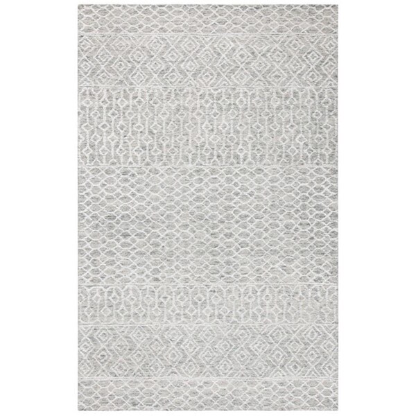 Safavieh 8 x 10 ft. Glamour Bohemian Rectangle Hand Tufted Rug - Green & Ivory - GLM305Y-8