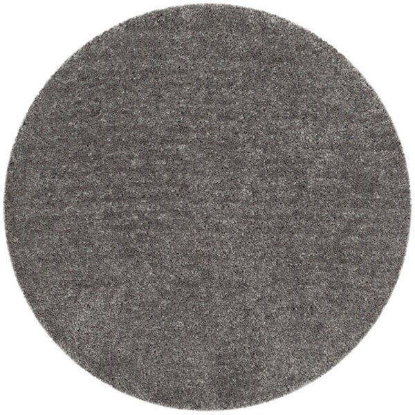 Safavieh 6 x 6 ft. Hand Tufted Round Shag Rug, Silver - SG267C-6R