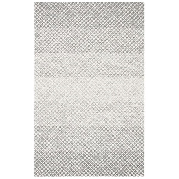Safavieh 4 x 6 ft. Micro-Loop Contemporary Rectangle Rug, Grey & Ivory - MLP353F-4
