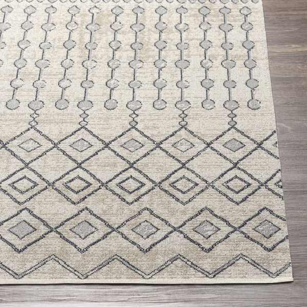 Livabliss Lavadora LVR-2339 Machine Washable Area Rug - LVR2339-67RD