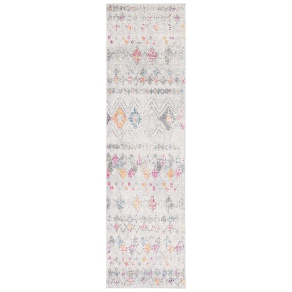 Safavieh 2 ft. 3 in. x 6 ft. Madison 700 Power Loomed Runner Area Rug Grey & Gold - MAD798H-26