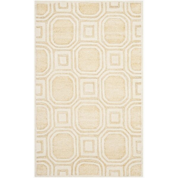 Safavieh 3 x 5 ft. Small Rectangle Contemporary Precious Beige Hand Tufted Rug - PRE153B-3