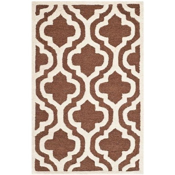 Safavieh Cambridge Accent Rug, Dark Brown and Ivory - 2 x 3 ft. - CAM132H-2