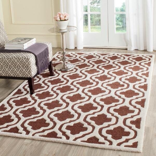 Safavieh Cambridge Accent Rug, Dark Brown and Ivory - 2 x 3 ft. - CAM132H-2