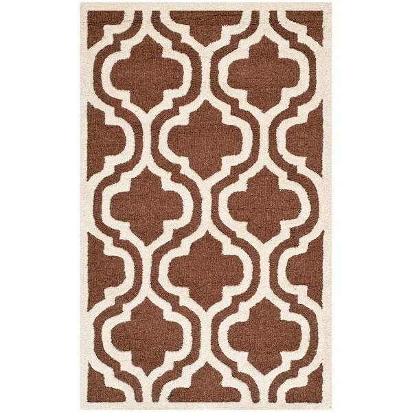 Safavieh Cambridge Accent Rug, Dark Brown and Ivory - 2 x 3 ft. - CAM132H-2
